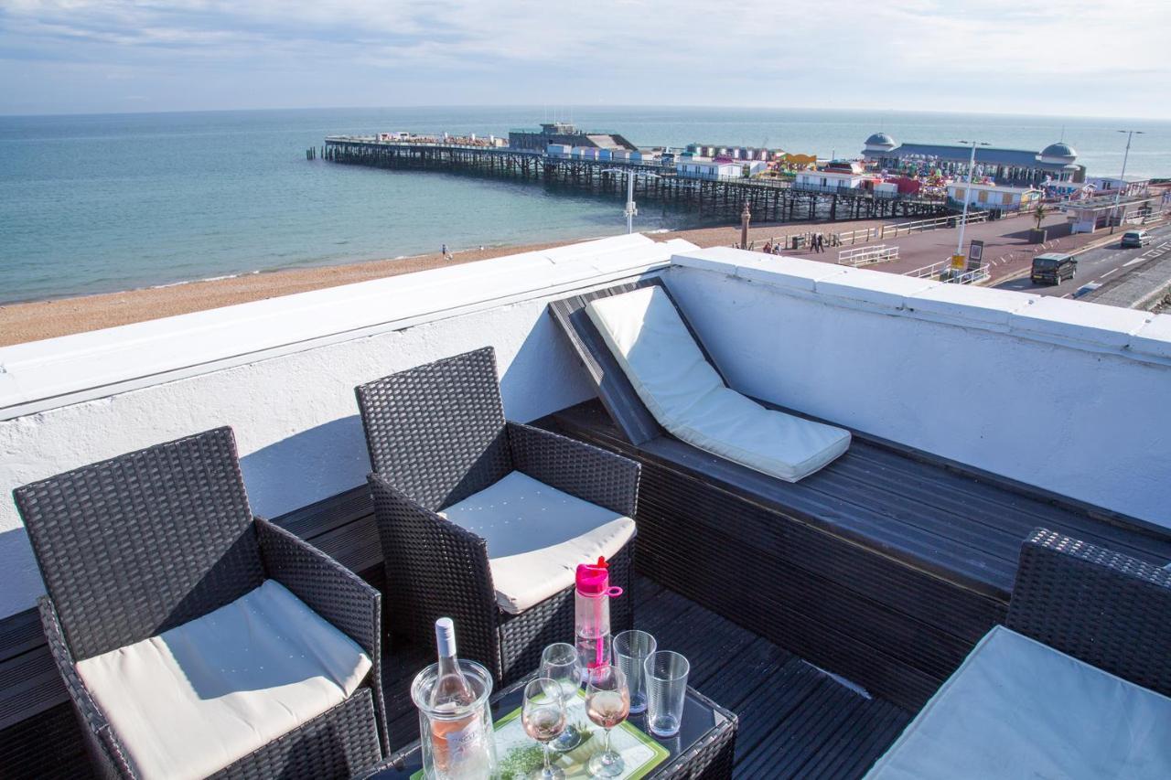 Seagulls Nest Beachfront Apartment With 3 Bedrooms Hastings Exterior photo